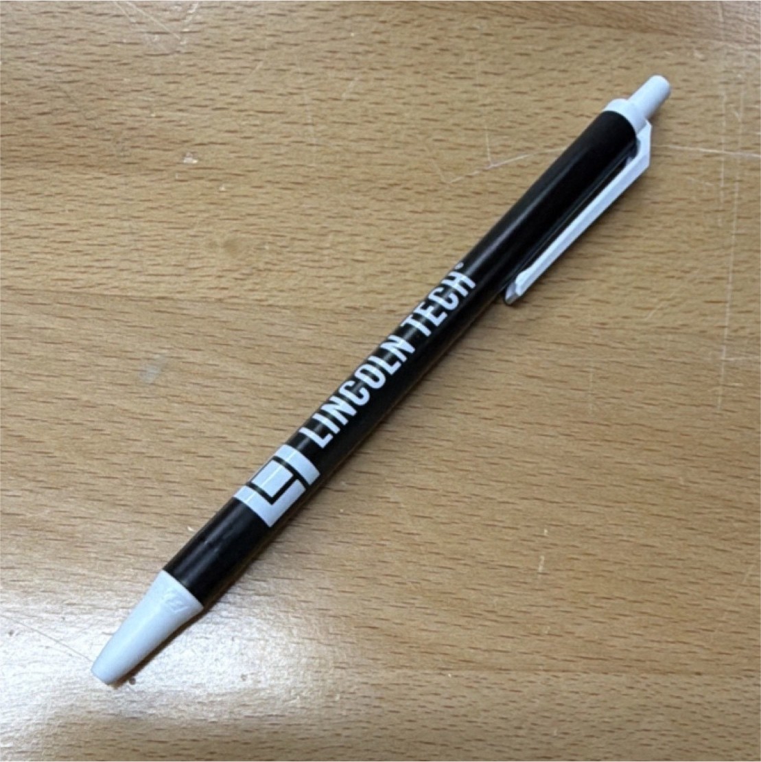 *EXTREMELY RARE* Lincoln Tech Retractable Ballpoint Pen Black Ink Plastic