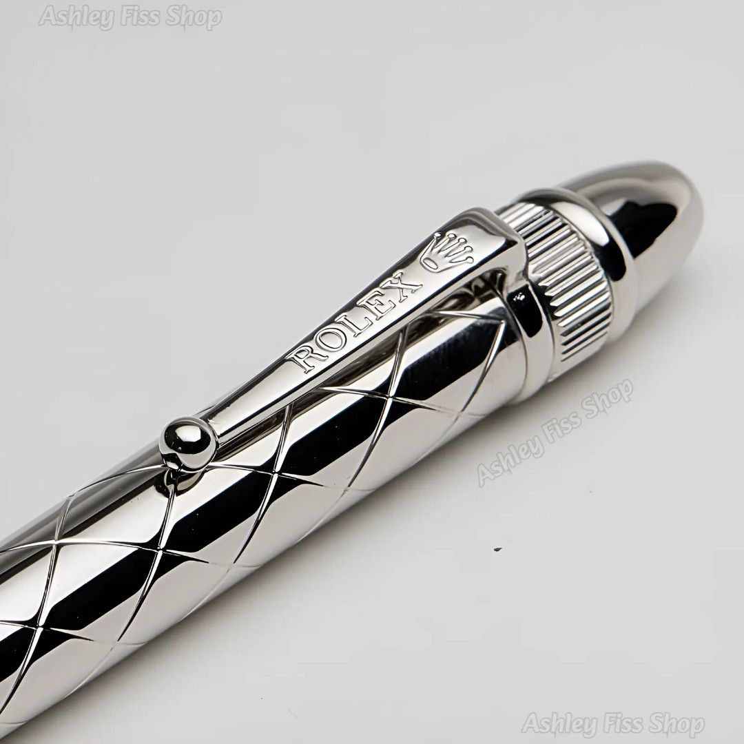 Rolex Silver Ballpoint Pen Novelty Gift Set Rare Luxury VIP Collectible