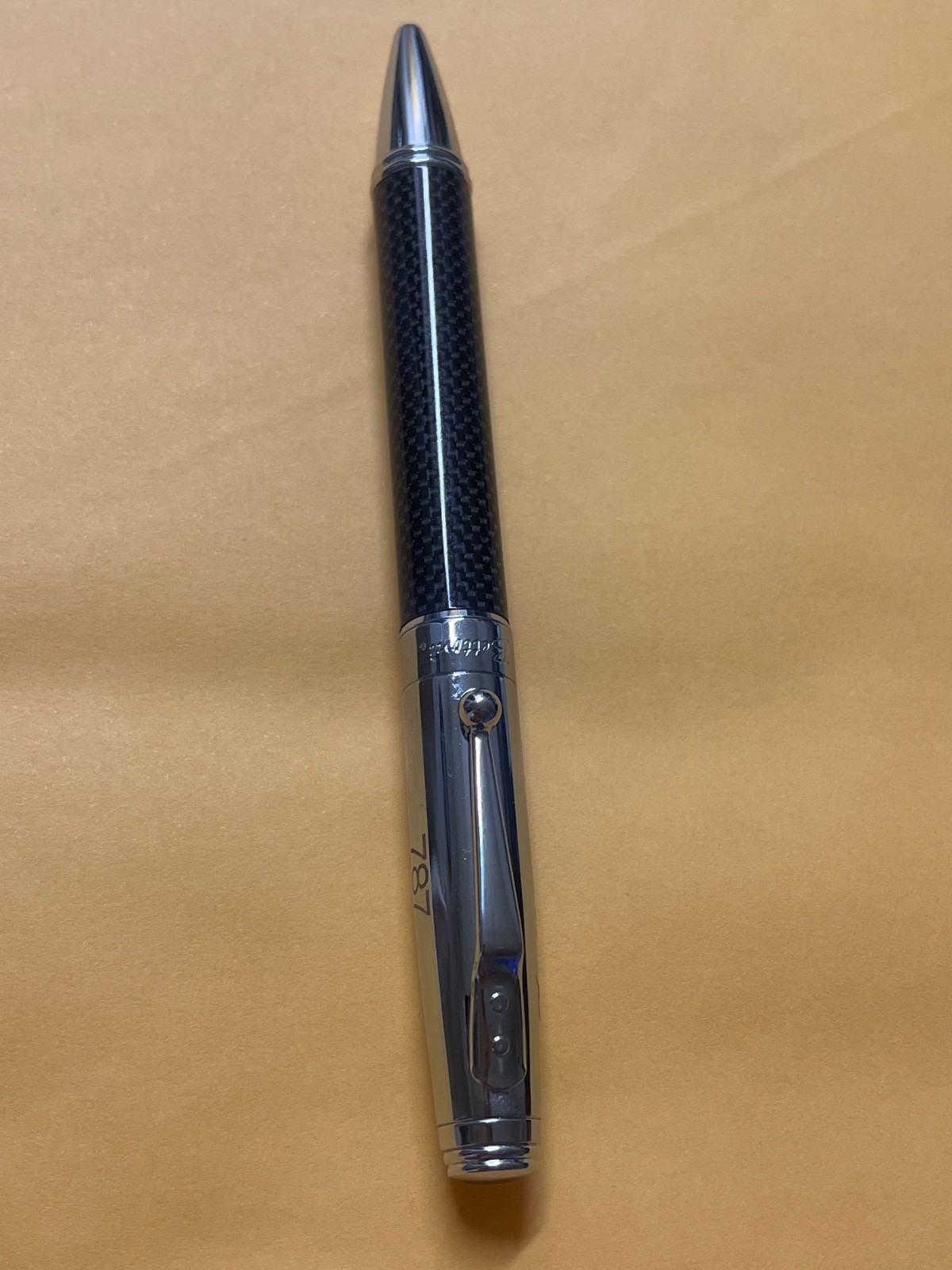 Bettoni Collection Rollerball Pen Carbon Lacquer – Branded ‘Microsoft Auto’