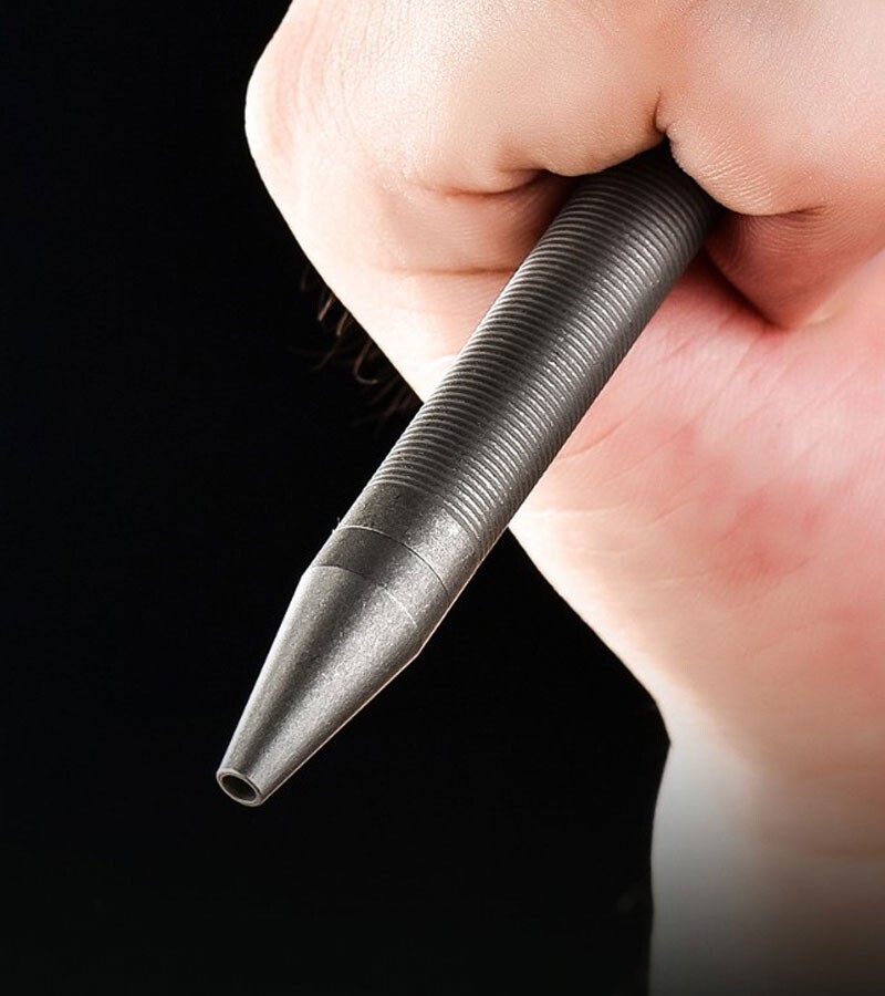 Titanium Alloy Pocket Ball Pen Signature Tactical EDC Pen Free 5pcs G2 Refill