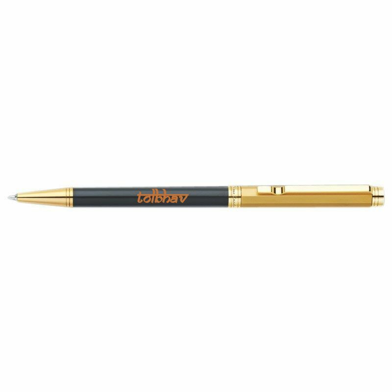 Pierre Cardin Golden Era Ball Point Pen BP GT Blue Ink Metal Body New Writing