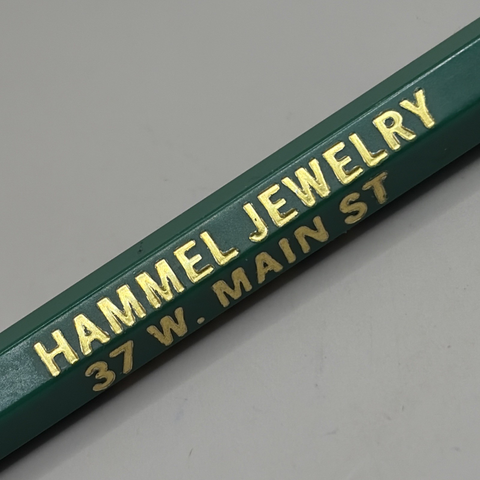 VTG Ballpoint Stick Pen HAMMEL JEWELRY Waukon Iowa IA