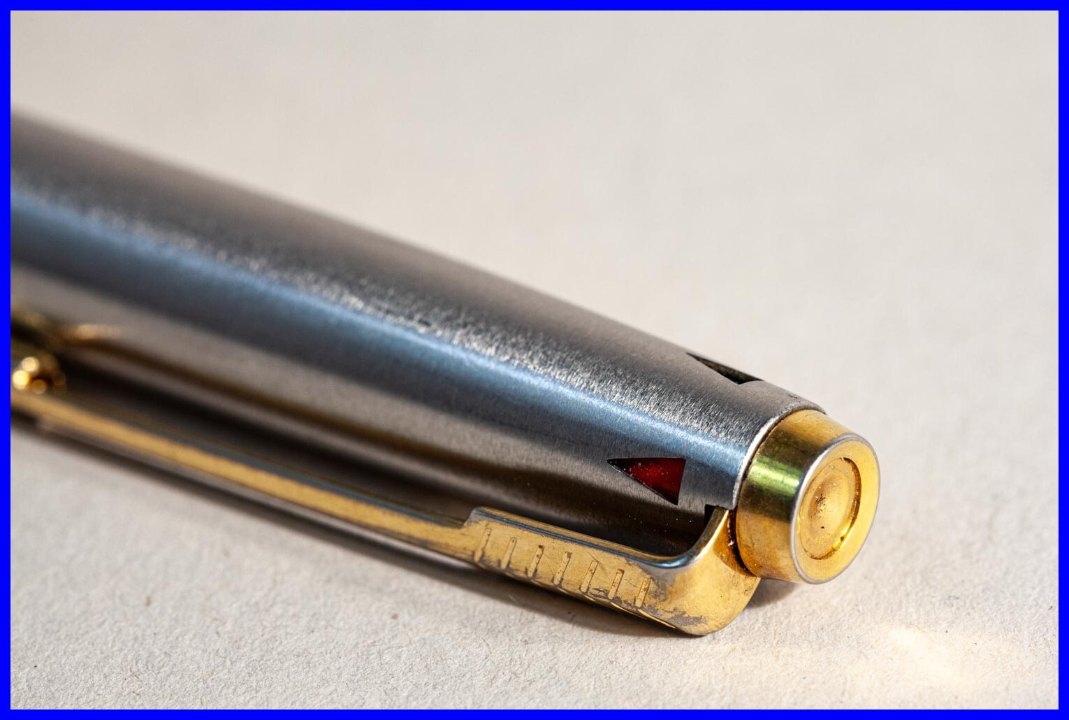 1970/80s Parker Stainless Steel 4 Colors Print Ballpoint Pen – Germany