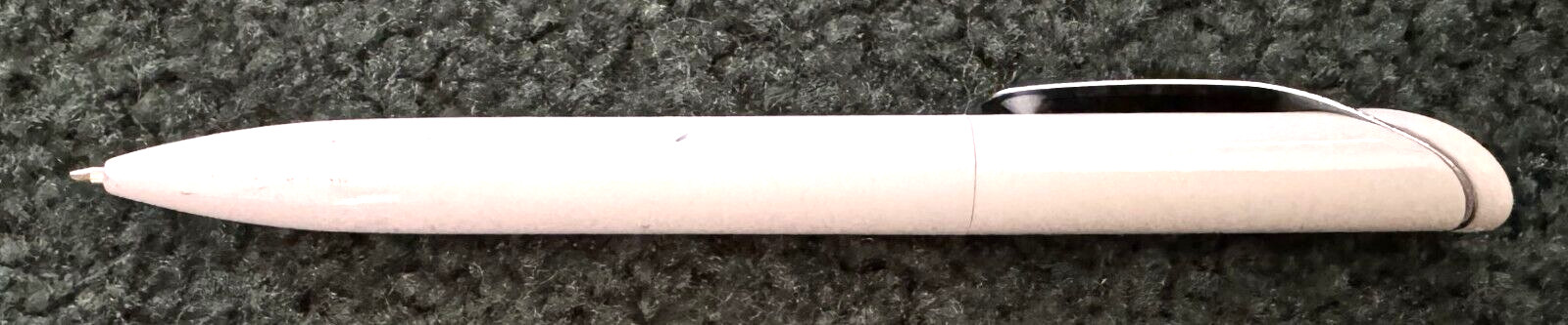Khoros Branded Twist Activated White Ballpoint Pen with Black Ink