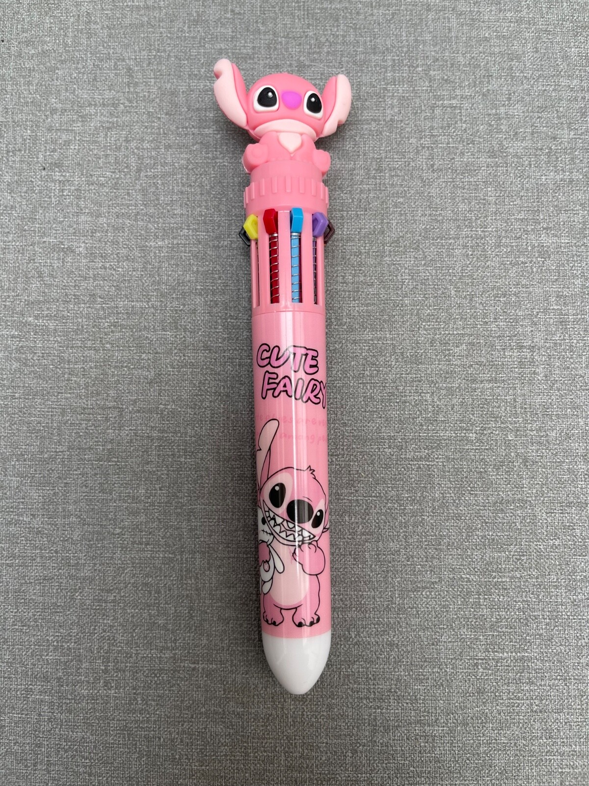 Cartoon Figure Stitch 10 Ink Color Option ballpoint Pen writing for kids adult