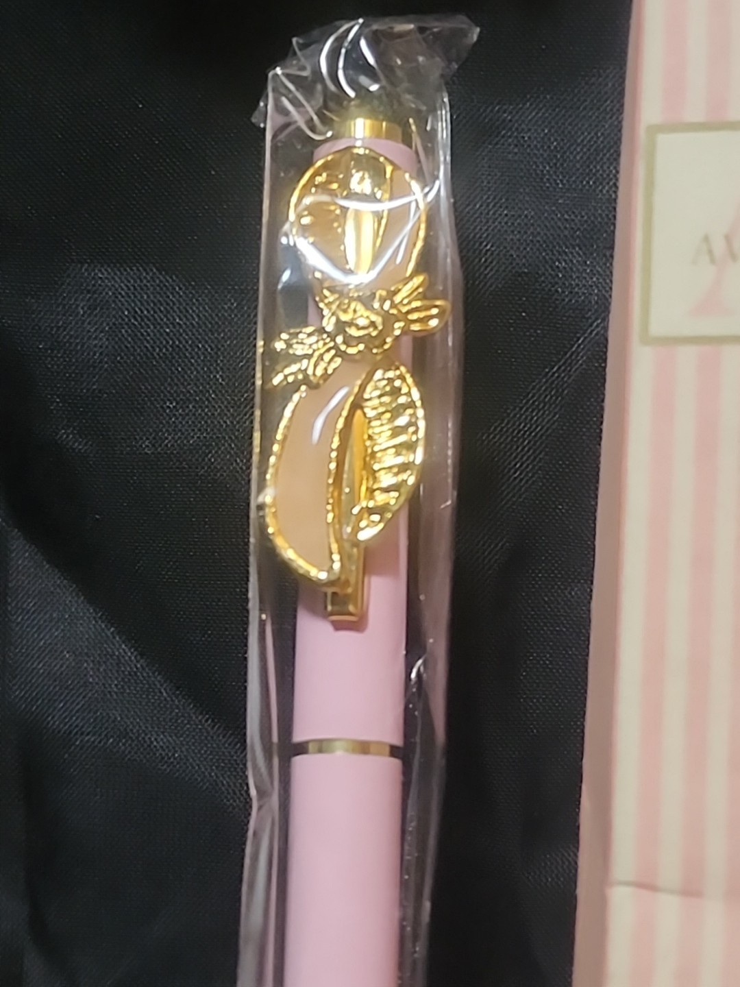 Vintage 1995 Avon Pink Enamel Breast Cancer Awareness Ballpoint Pen
