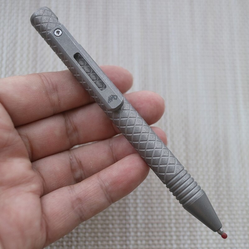 New EDC Titanium Alloy + POM / PEEK / PEI Pocket Pen Ballpoint Signature Gel Pen