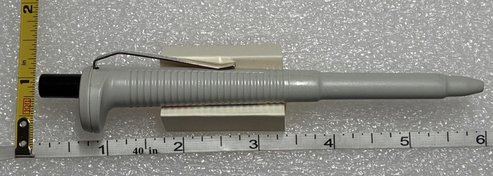 Eppendorf Reference Pipette Ballpoint Pen, black end cap + ink, German, novelty