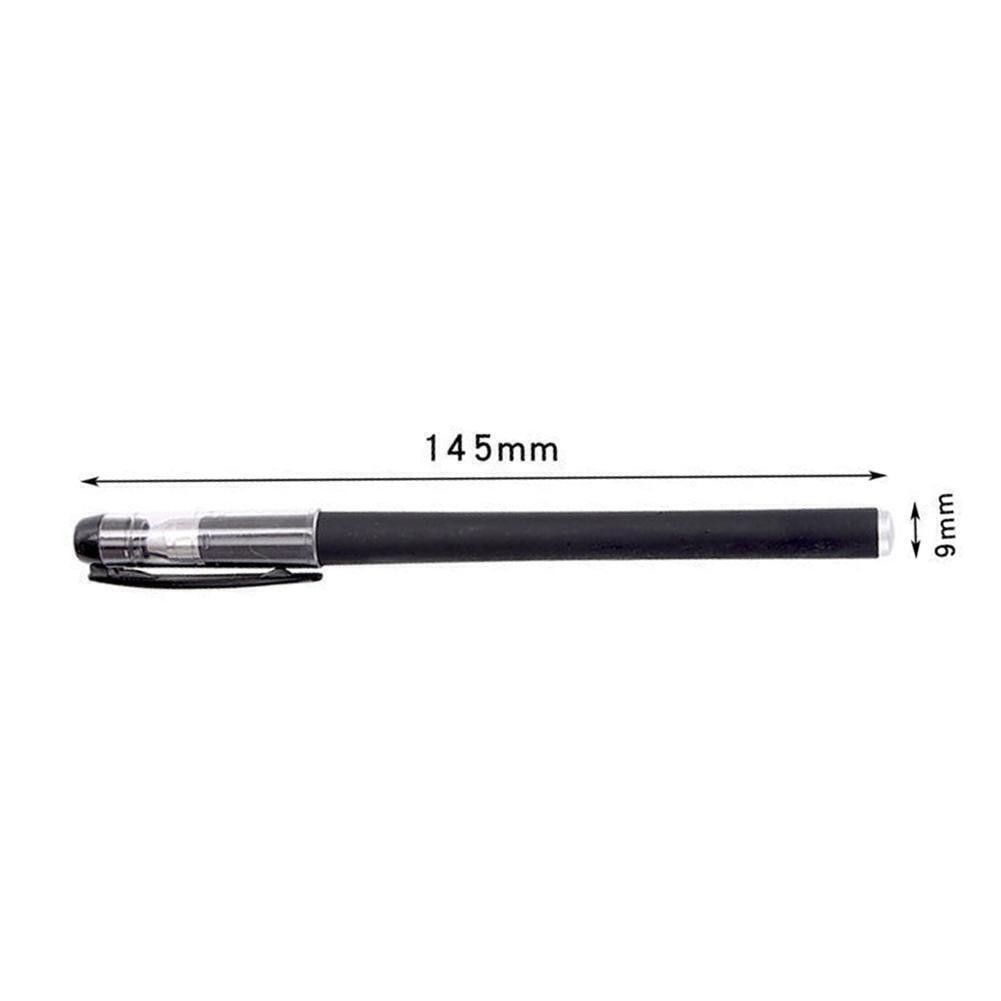 1PC Black Gel Pen Full Matte Water 0.5 Pens Writing Stationery Supply Office BK@