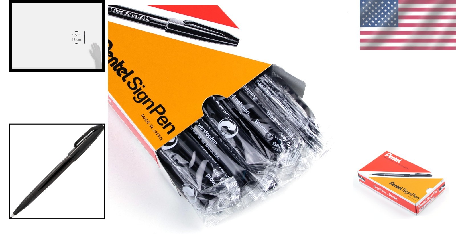 Fine Point Fiber-Tipped Markers – 12 Black Pens for Precision Drawing & Writing