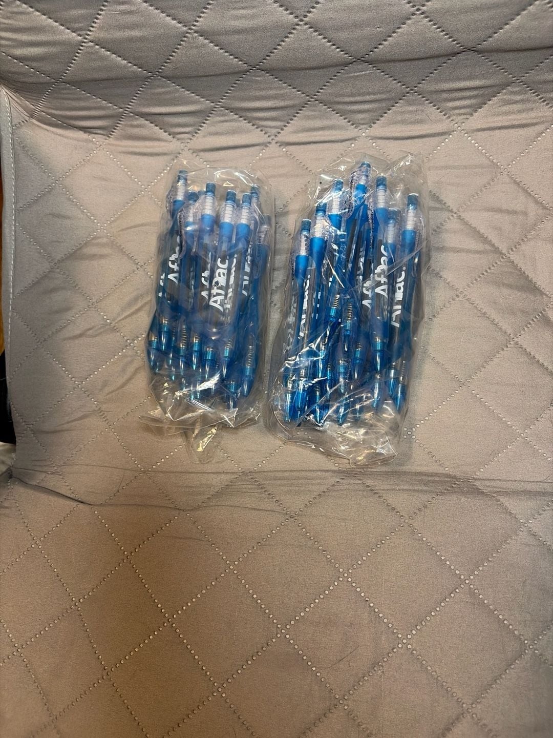 Lot of 24 Aflac Promotional Retractable Ballpoint Pens Black