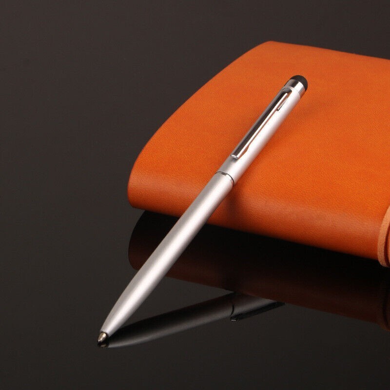 Durable Metal Ballpoint Pen Black Ink Gel Pen Office Students Writing Stationery