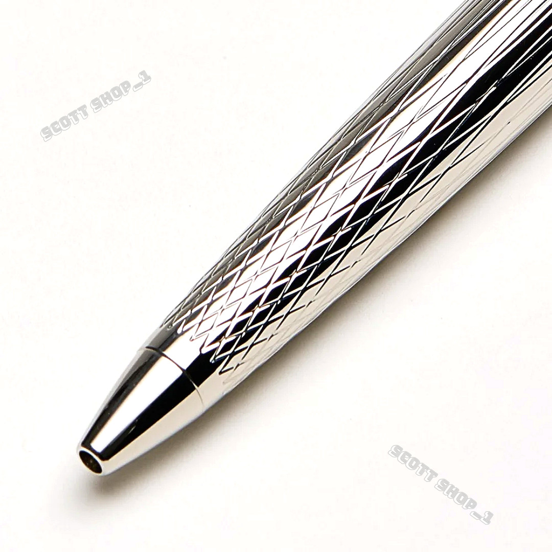 ROLEX Elegant Silver Ballpoint Pen Luxury Gift Box VIP Executive Pen AD VIP Gift