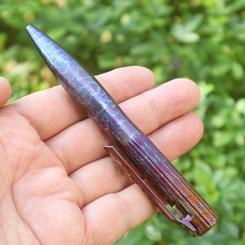 Titanium Alloy Ballpoint Pen Business Office Signature Pen EDC Pocket Multi Tool