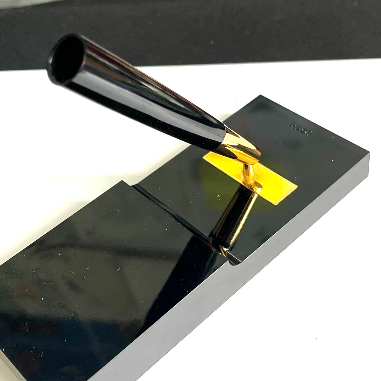 Vintage Pilot Desk pen set plating gold (Stand with 1 pcs of Ballpoint Pen)