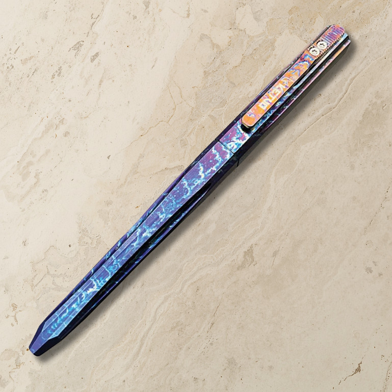 NEW Ketuo Arch Bolt Action Pen TC4 Titanium Lightning Strike EDC Extra Refill