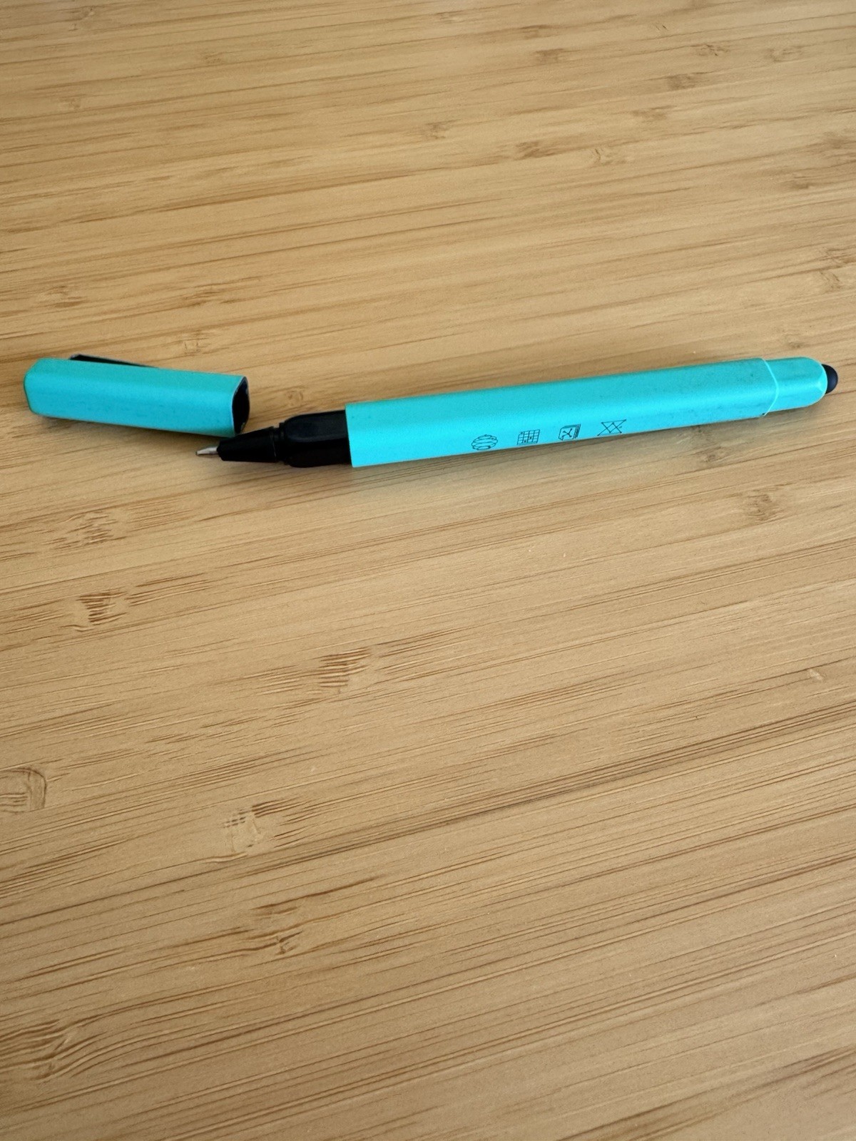 Palantir Gotham Titan Release Turquoise Plastic Felt Tip Cap Pen, Black Ink