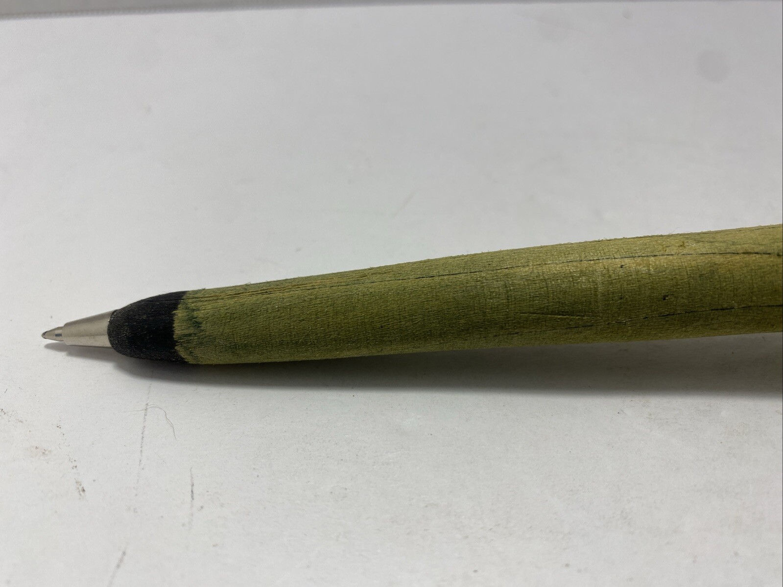 Wooden Pen Green Sea Turtle Shape Top Handcrafted Hand Made Ballpoint Pen