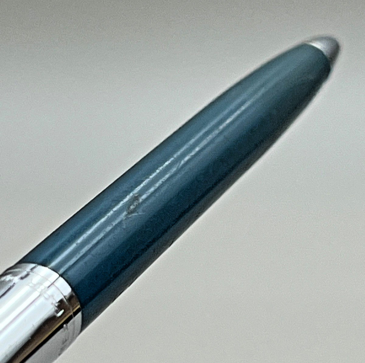 Paper Mate Double Heart Profile Slim Aqua Blue/Chrome, Blue Ink, Works – Mexico