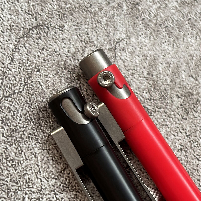 New EDC Titanium Alloy + POM / PEEK / PEI Pocket Pen Ballpoint Signature Gel Pen