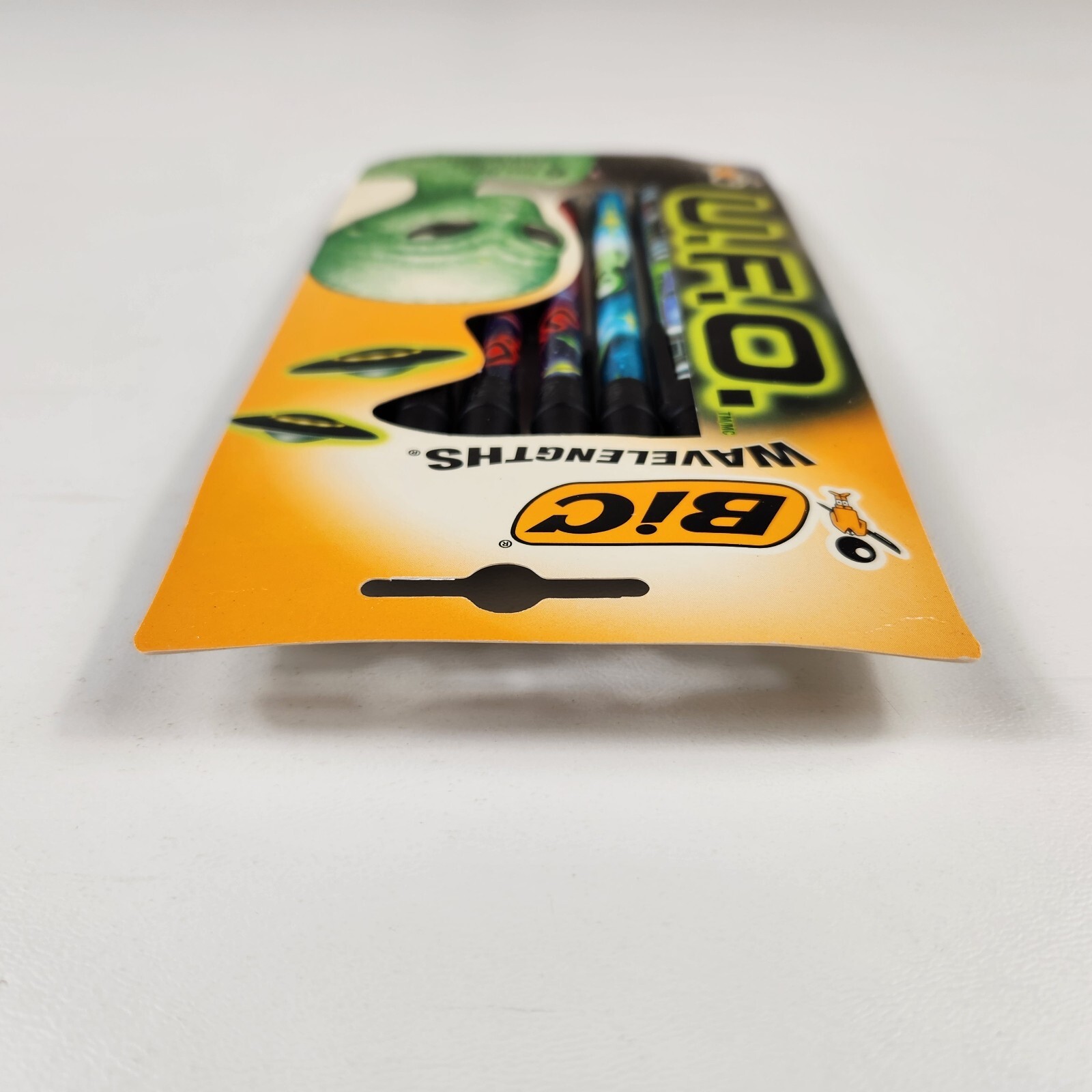 Bic Wavelengths UFO Alien Stick Pens Black Ink Ballpoint 1997 Vintage New NOS