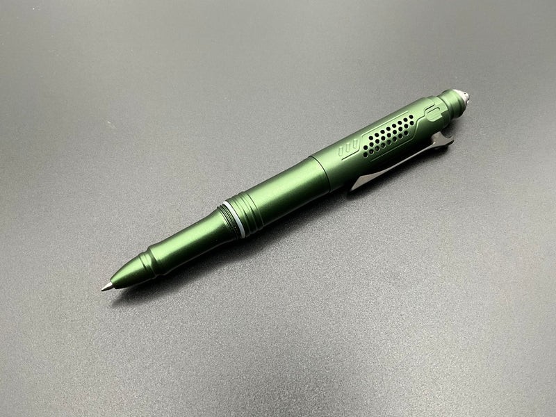 Ketuo Aurora Multi Function Pen Green Writes Black Streamlined Stores Hex Bits