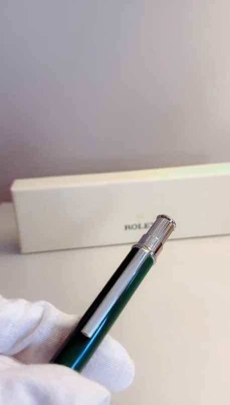 Rolex Emerald Green Oyster Ballpoint Pen Luxury Gift Set Full Box – New