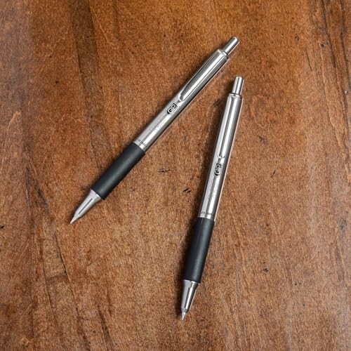 Zebra Pen STEEL G-402 Retractable Gel Pen – 0.5mm 1 Count (Pack of 1) Black A