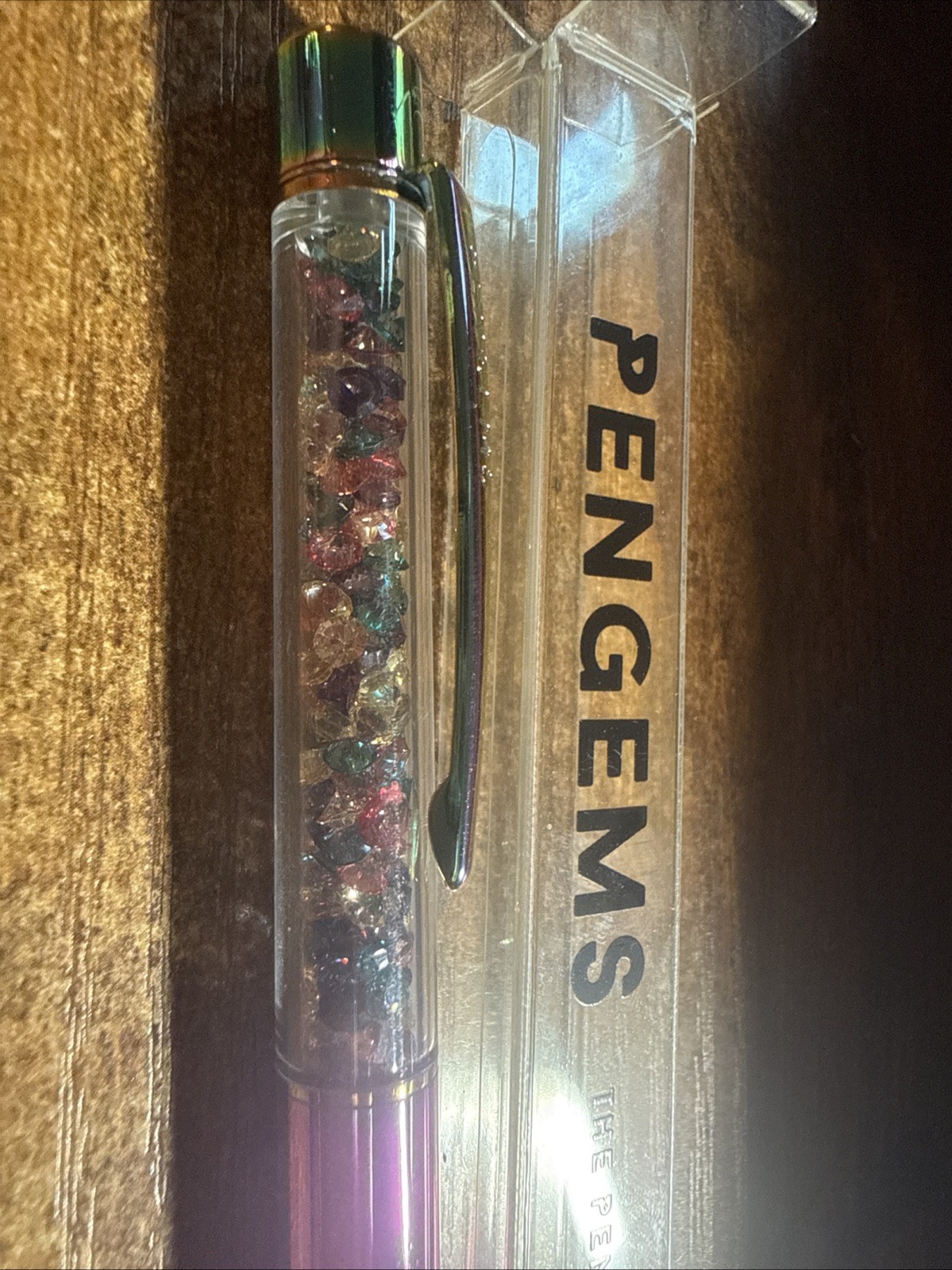 PenGems Pen with Gem – Multicolor with multicolored tip