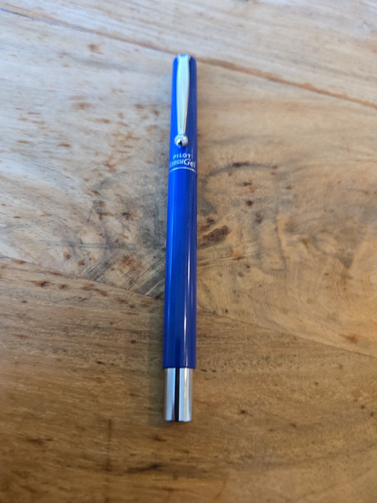 Vintage Unique Rare Pilot Execu Gel Rollerball Blue Pen Black Ink Execugel