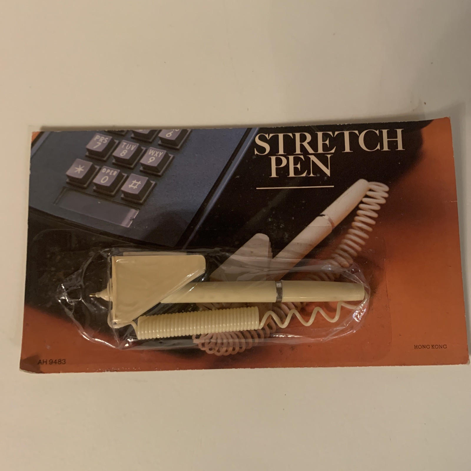 Vintage Stretch Pen For Next To Your Landline Phone Collectable New Hong Kong
