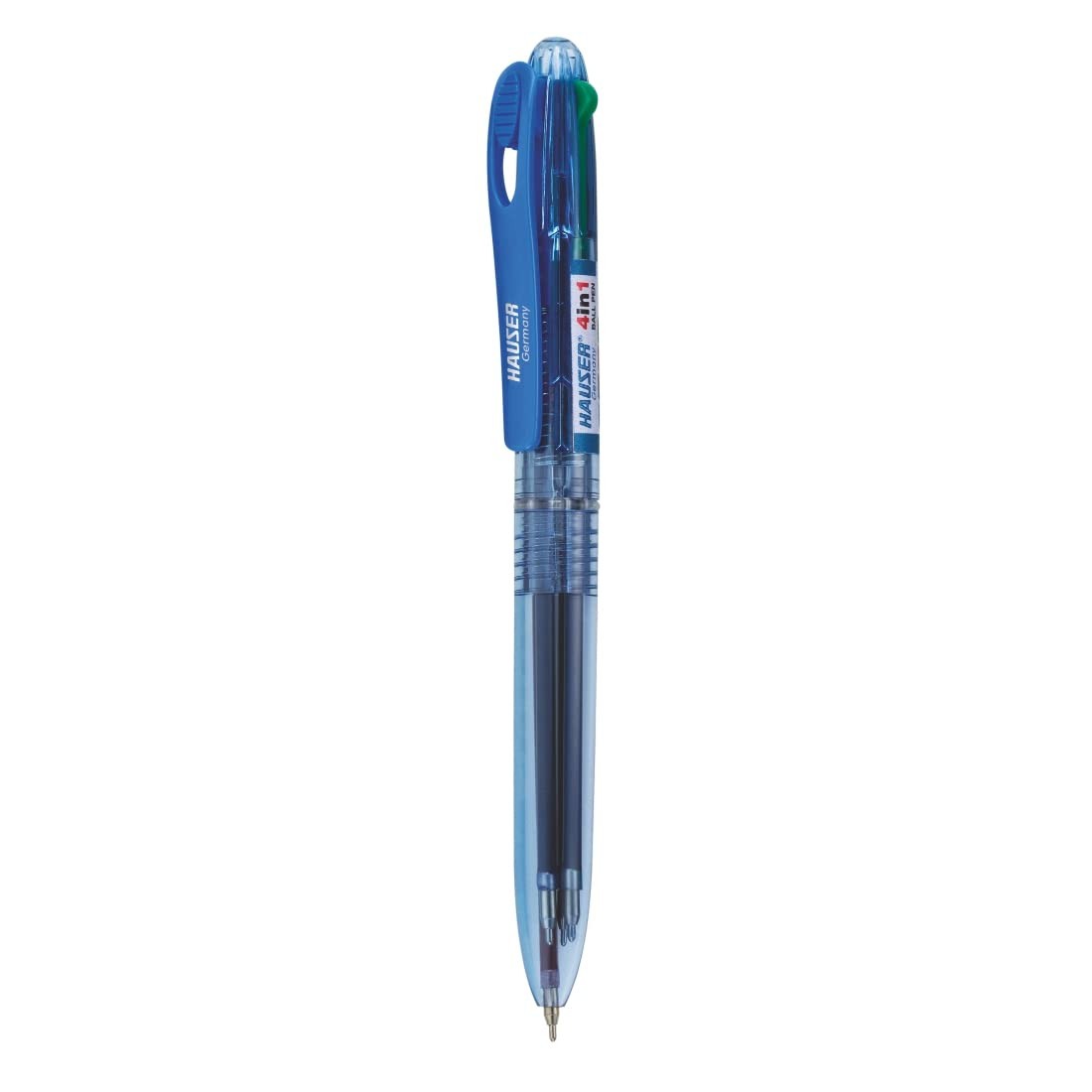 Hauser Germany 4 in 1 Retractable Ball Pen Smooth & Effortless Writing With FS