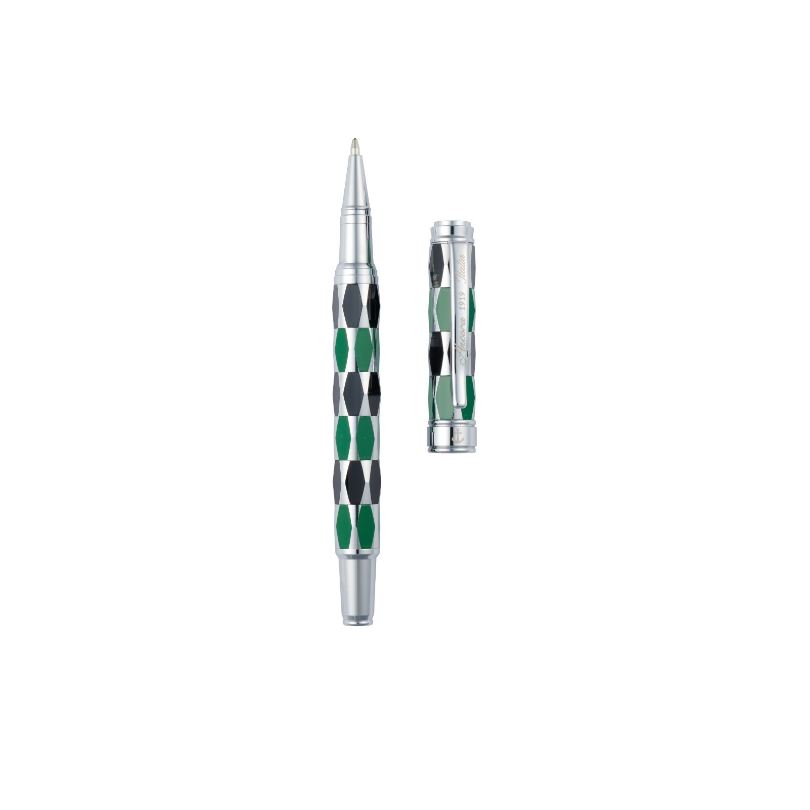 Ancora Masquerade Collectible Edition of 88 Enameled ROLLER GREEN/Blue BRAND NEW