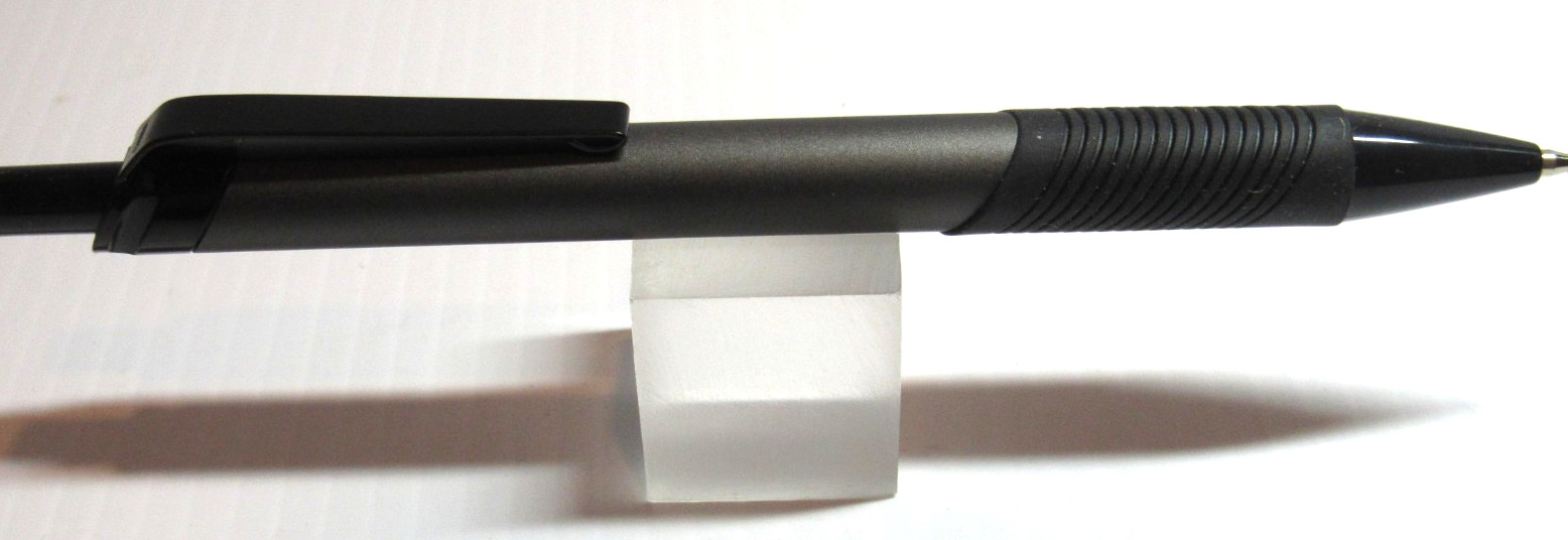 LOT OF 10 Knight Black Metal, Click Top, Ballpoint Pen-uses parker style refills