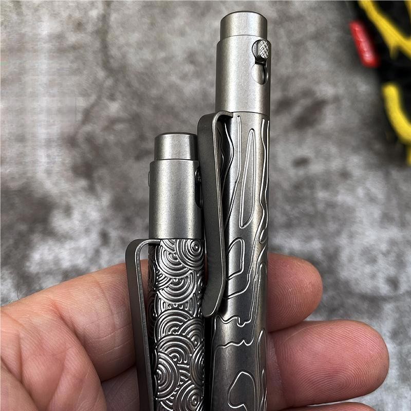 Titanium Alloy Ballpoint Pen Business Writing Signature Pen EDC Multi-tools Gift