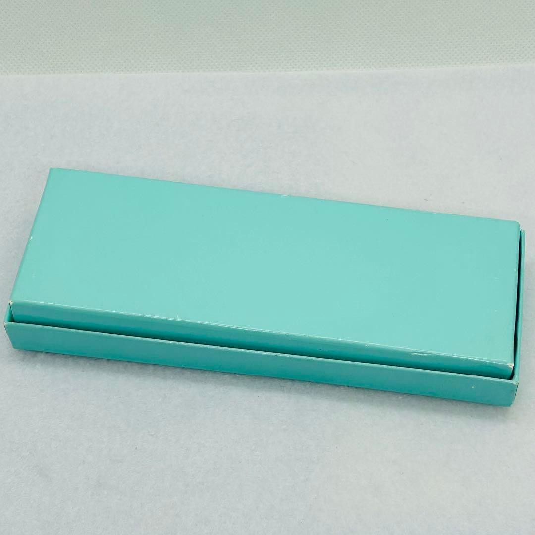 Tiffany & Co Bow Motif Ballpoint Pen Tiffany Blue Gold CIB Box Pouch No Ink AsIs