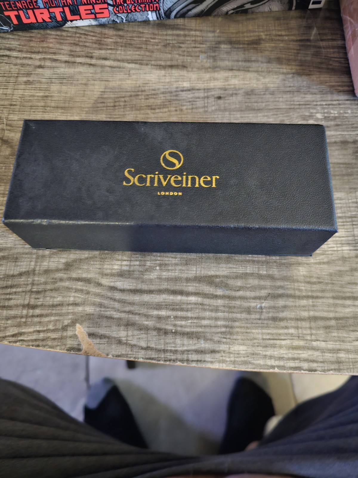 Scrivener Of London Ballpoint Pen Made In Germany Black And Gold Lacquer