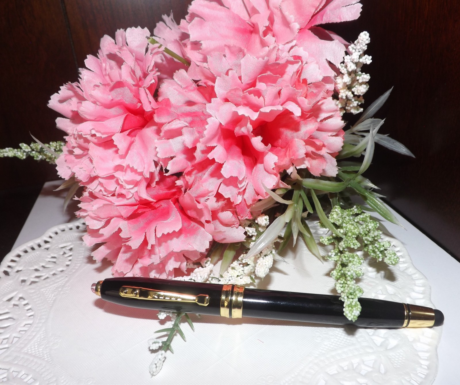 3 in 1 Royale Excel Tech Black/Gold Ballpoint Stylus LED Adler Pen-Quality