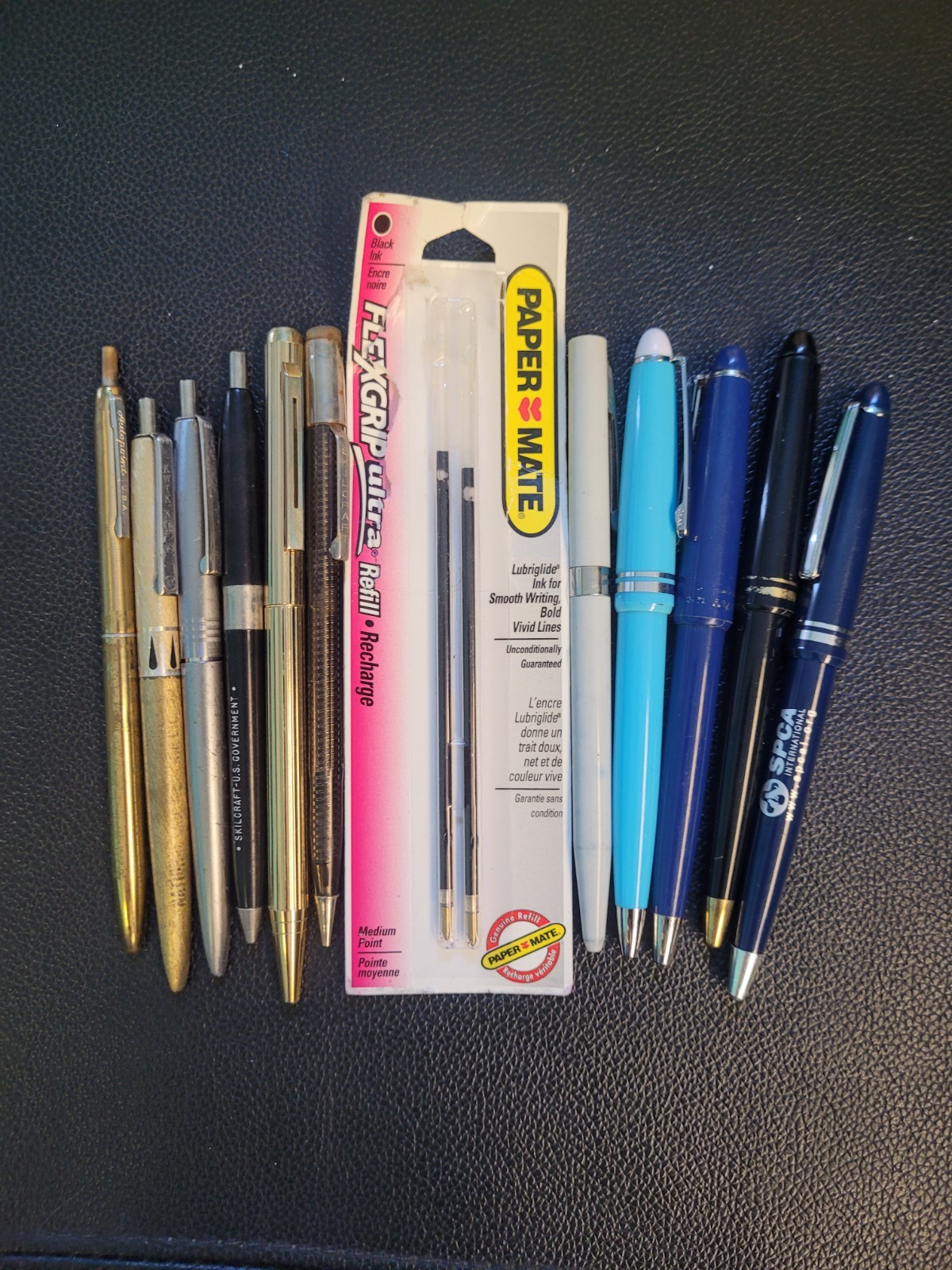 VTG Pens Mechanical Pencil Lot Skillcraft Kwik Klik Autopoint Parts Not Working