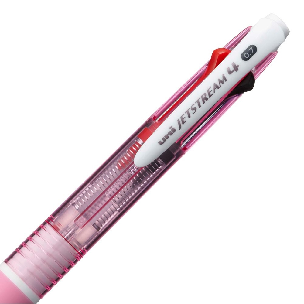 Uni Jetstream 3 Color Ballpoint Pen Set Pink Black Red Blue Green 0.7mm