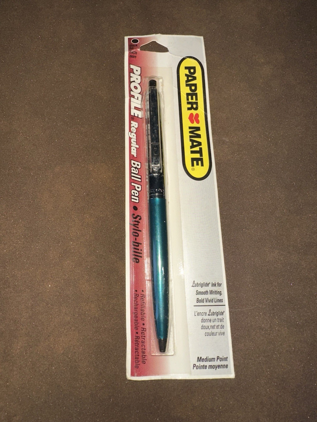 Paper Mate Vintage Double Heart Profile Ball Pen Regular Grip Green Body Mexico