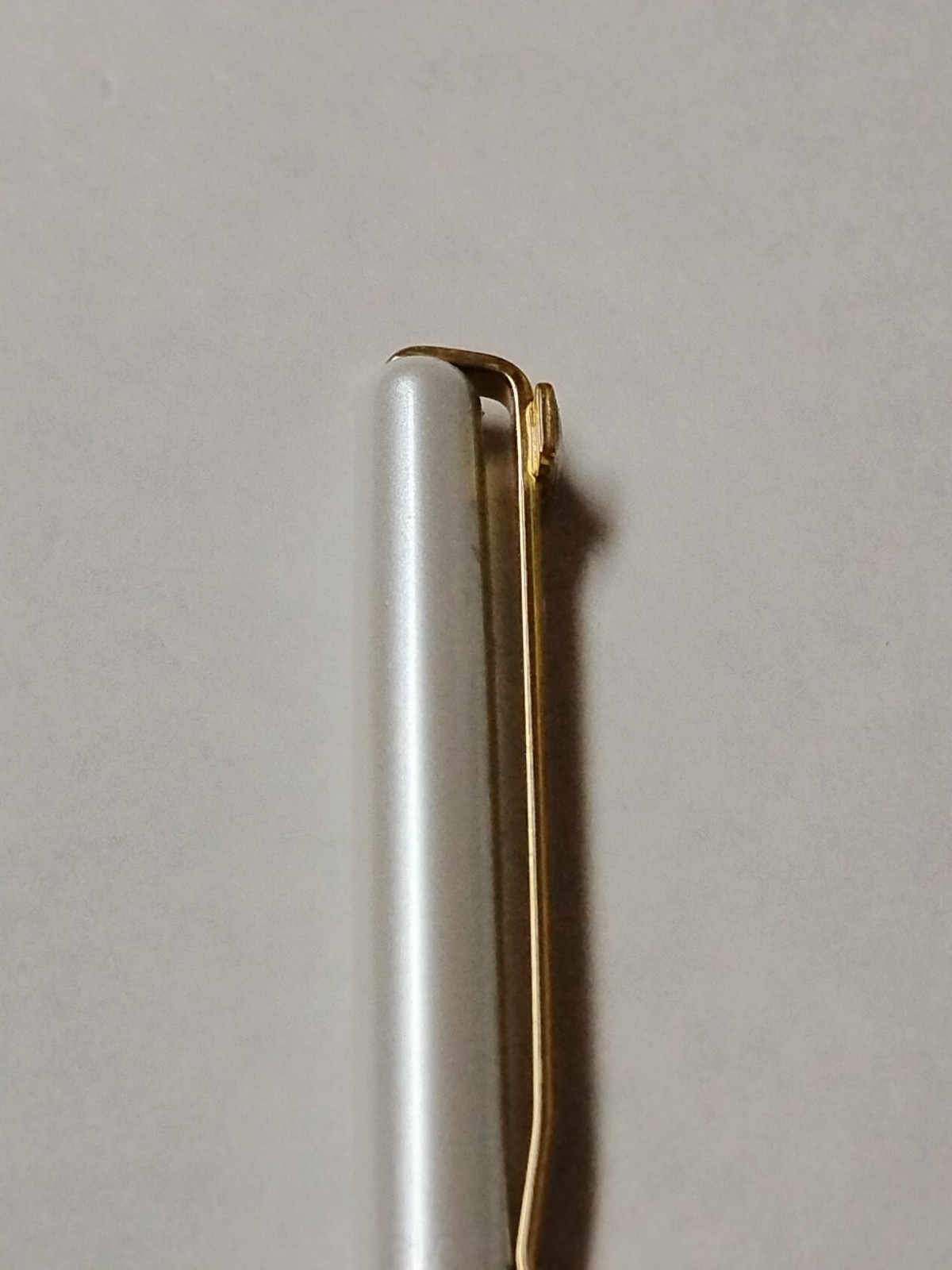 Vintage Elysee Ballpoint Pen Pearl-white-BASF Logo Made in Germany #87