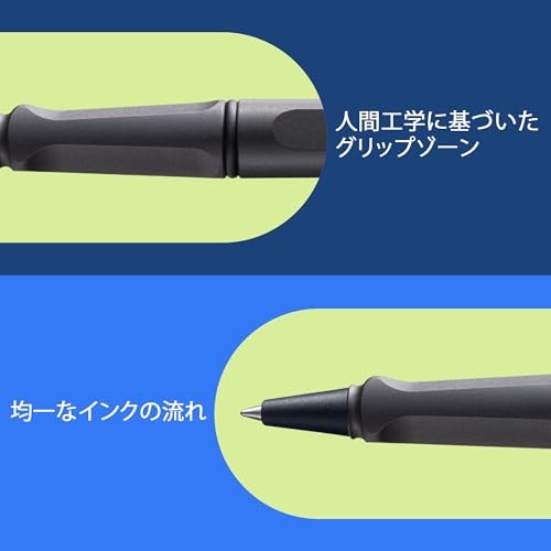 LAMY Safari Umbra Rollerball Pen – Ergonomic Grip Medium Line Width –