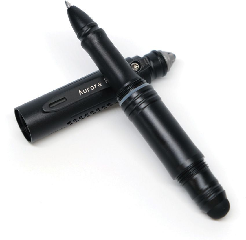Ketuo Aurora Multi Function Pen Writes Black Streamlined Profile Stores Hex Bits
