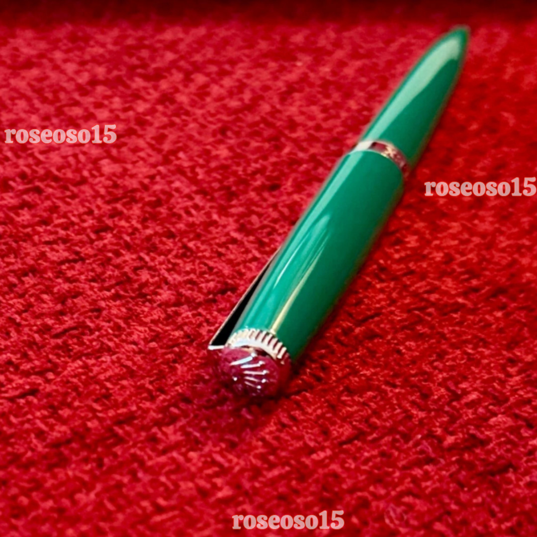 Rolex Emerald Green Twist Ball Point Pen New With Box Promotion Exclusive Gift💎