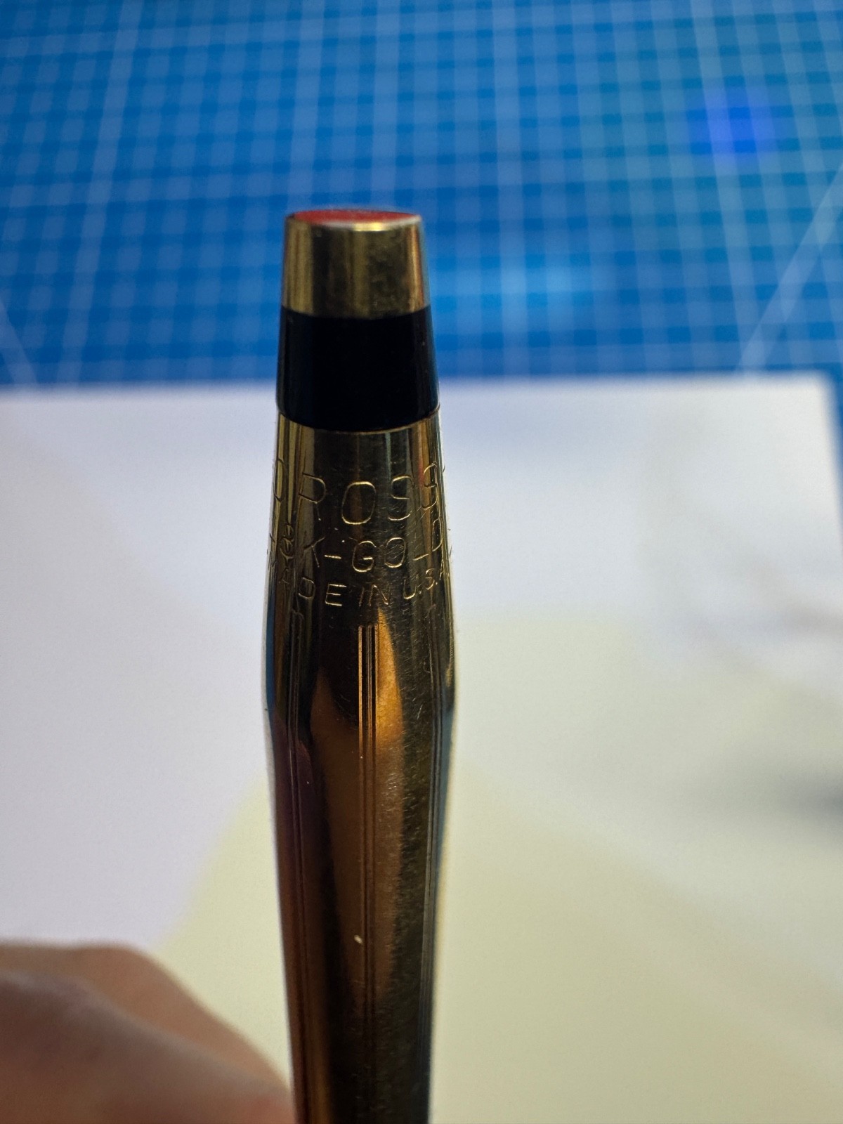 18K Solid Gold 750 Cross Century Ballpoint Pen-Pencil Set Rare Vintage