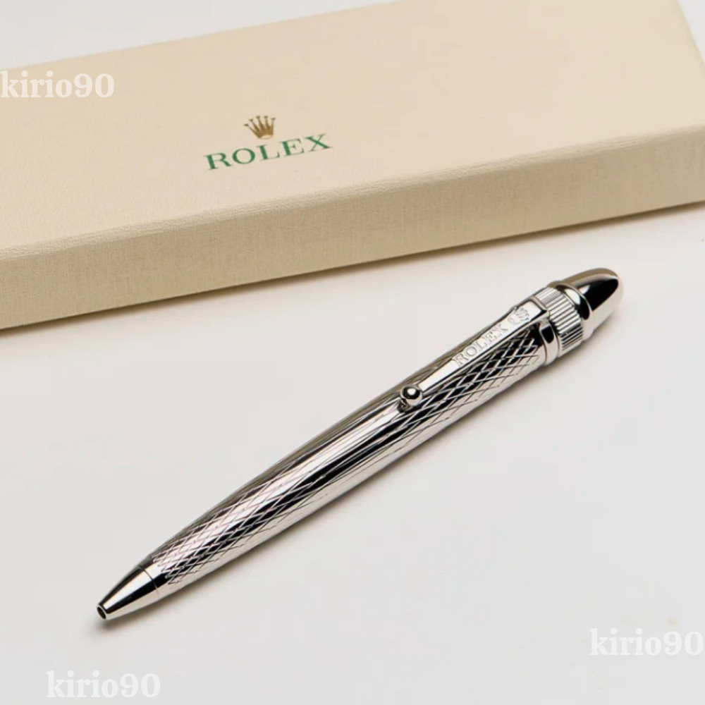 Bid Rolex Gift Ballpoint Silver Pen NEW RARE Novelty Collectible New With box💥