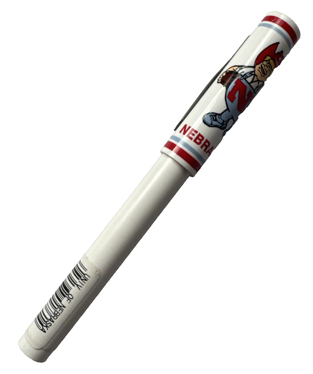 Vintage Nebraska Cornhuskers Ink Pen with Cap Herbie Husker – Ink is Dry