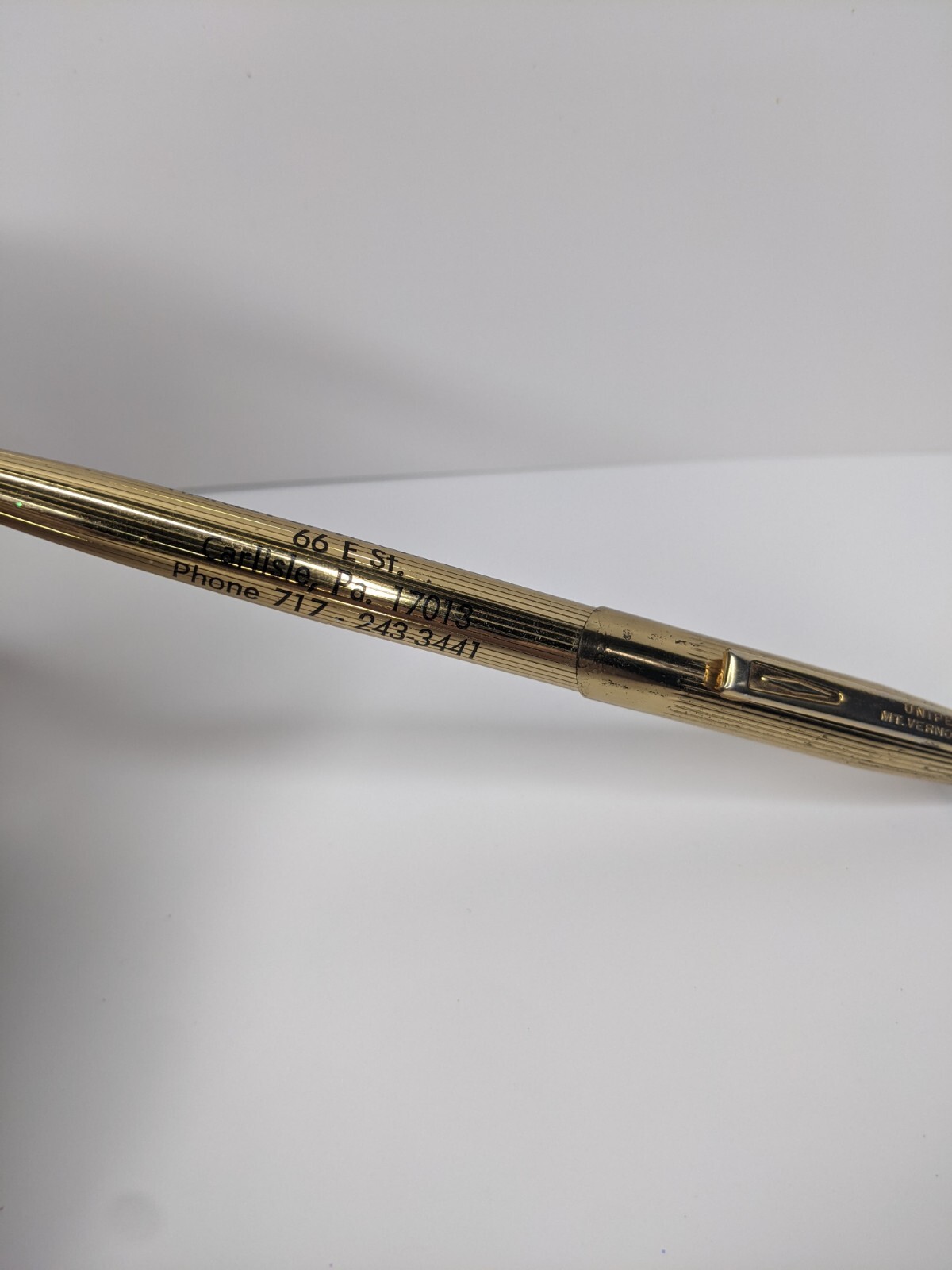 Vintage Harley Davidson Sales Unipeco Golden Pen 1960’s Carlisle, Pennsylvania