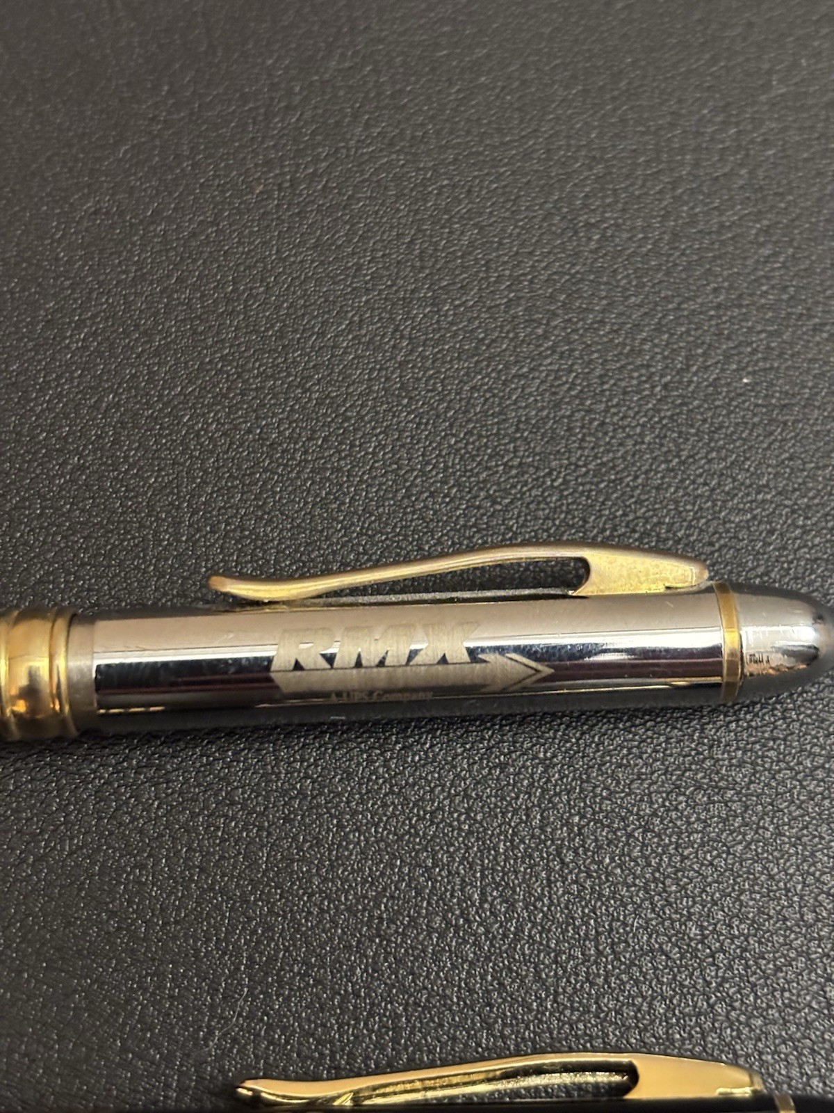 Lot Of 2 Antique Vintage Company Branded Ballpoint Pens. “Rmx & Hi-lighter”